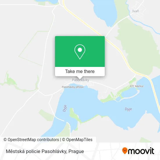 Карта Městská policie Pasohlávky