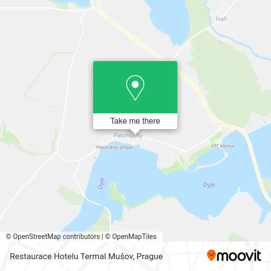 Карта Restaurace Hotelu Termal Mušov