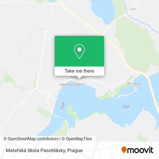 Карта Mateřská škola Pasohlávky