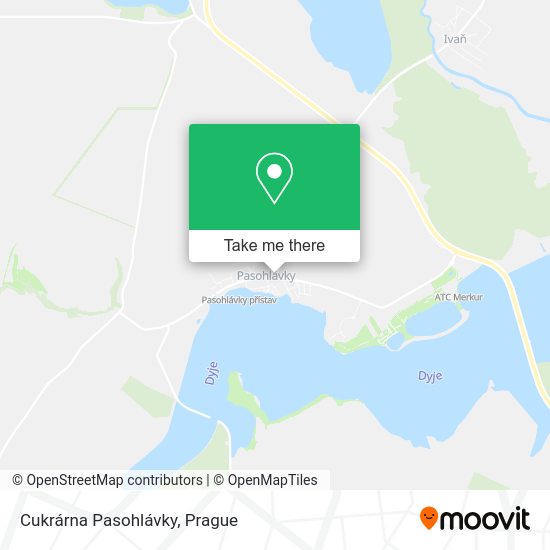 Карта Cukrárna Pasohlávky
