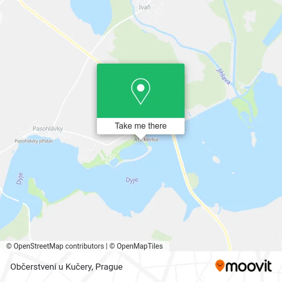 Карта Občerstvení u Kučery