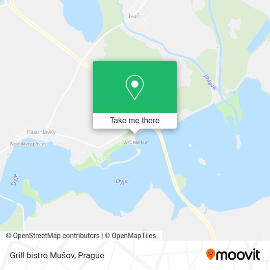 Карта Grill bistro Mušov