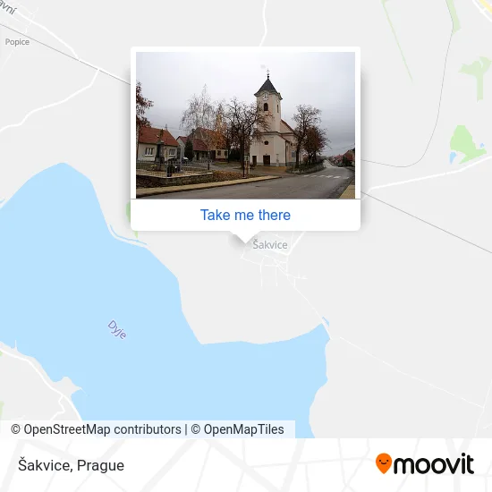 Карта Šakvice
