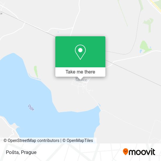Карта Pošta