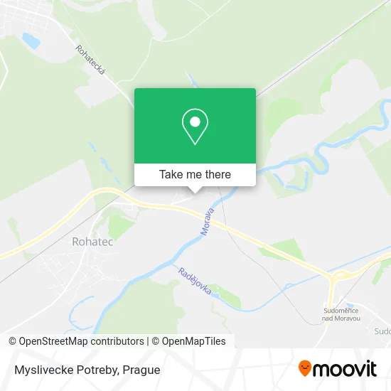Карта Myslivecke Potreby