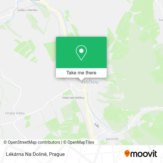 Карта Lékárna Na Dolině