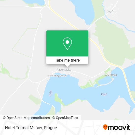 Карта Hotel Termal Mušov