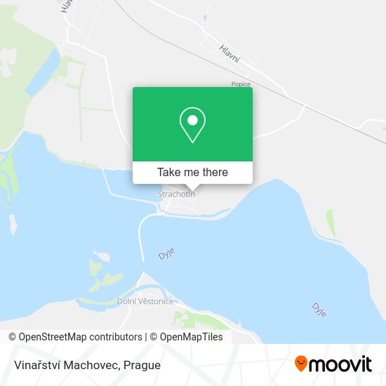 Vinařství Machovec map