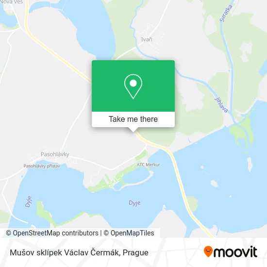 Карта Mušov sklípek Václav Čermák