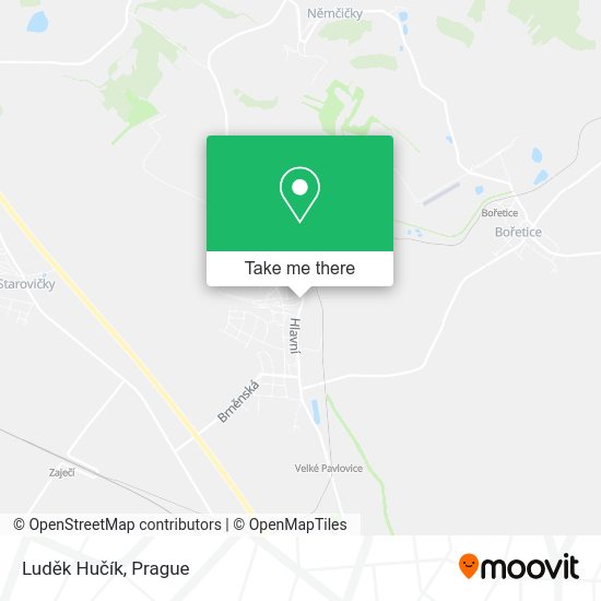 Luděk Hučík map