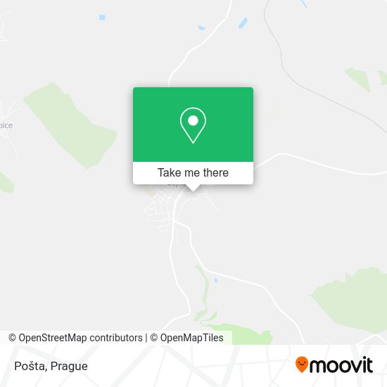 Карта Pošta