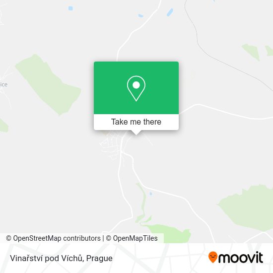 Vinařství pod Víchů map
