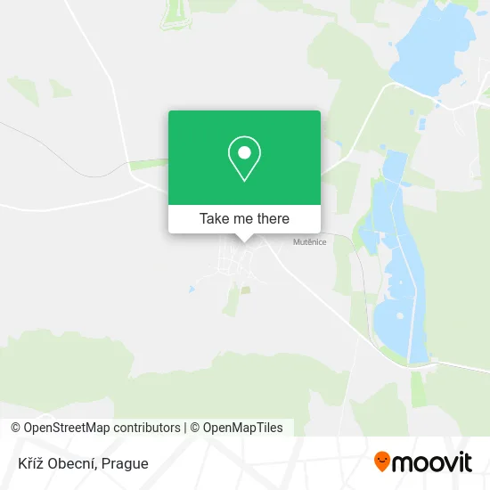 Kříž Obecní map