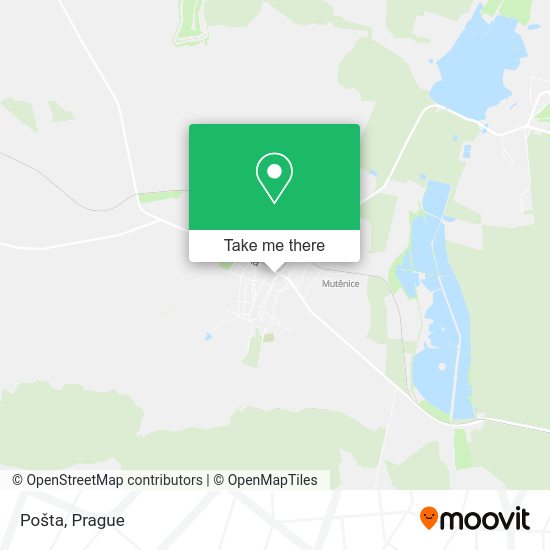 Карта Pošta