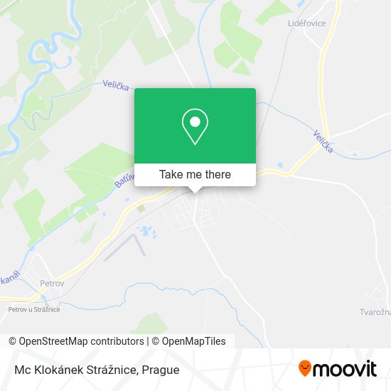 Mc Klokánek Strážnice map