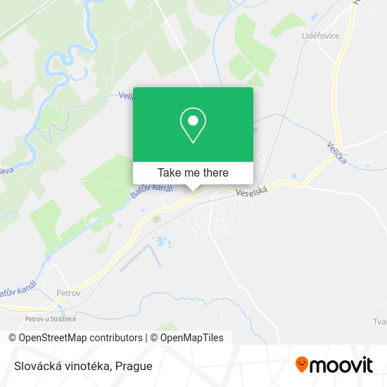 Slovácká vinotéka map