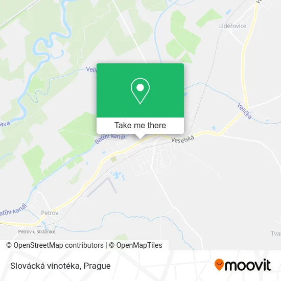Карта Slovácká vinotéka