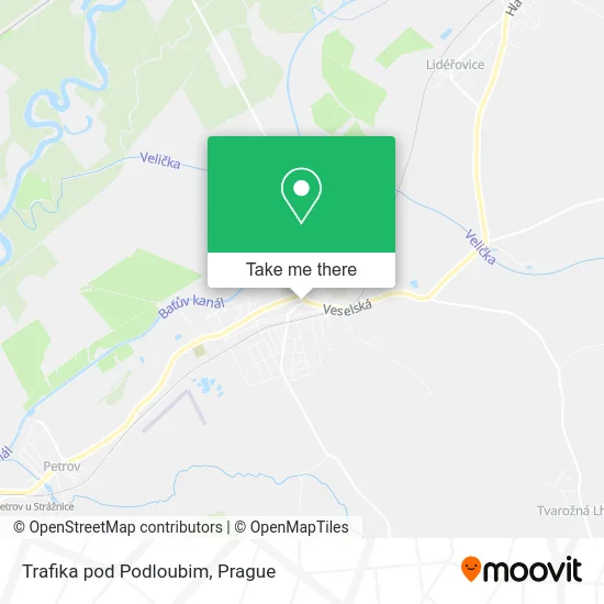 Карта Trafika pod Podloubim