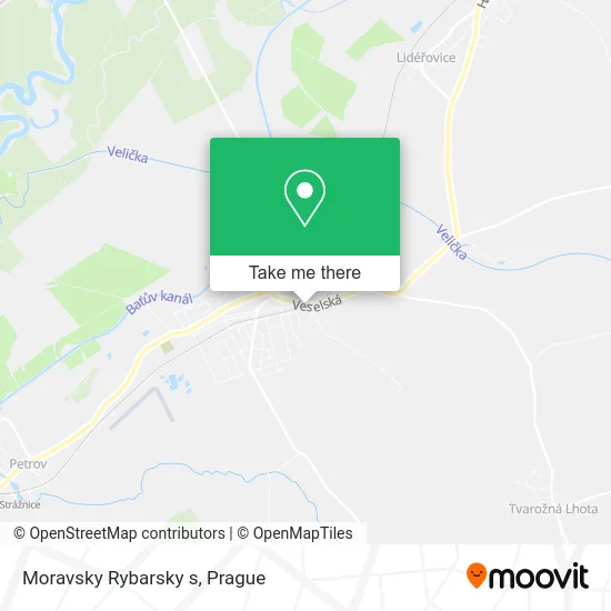 Карта Moravsky Rybarsky s