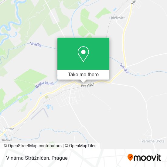 Vinárna Strážničan map