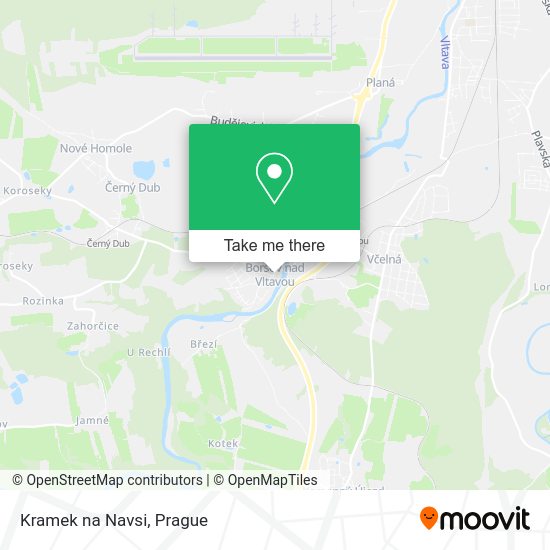 Карта Kramek na Navsi