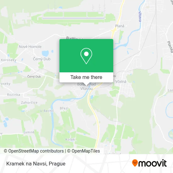 Карта Kramek na Navsi