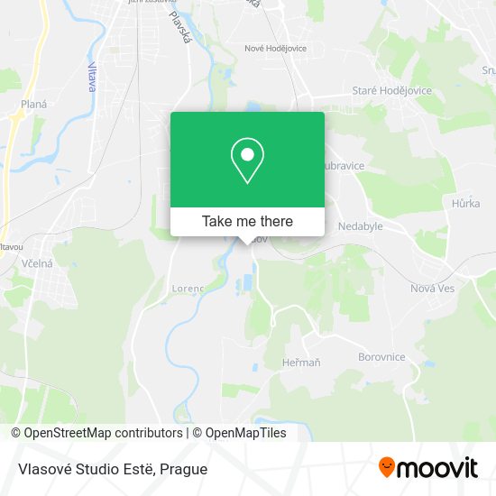 Vlasové Studio Estë map