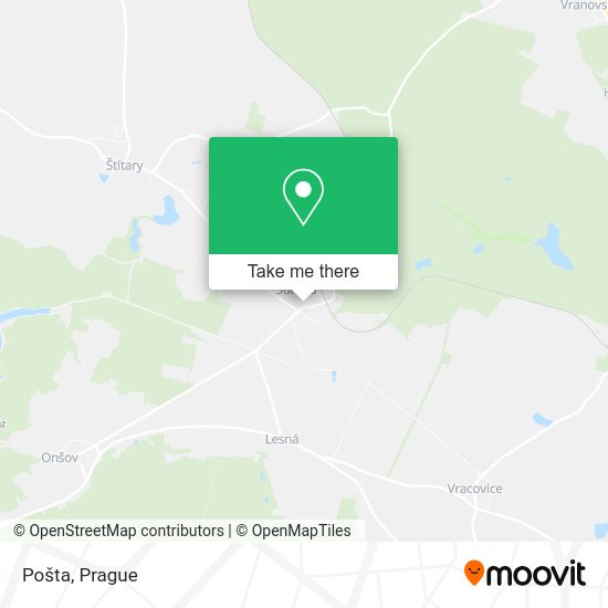 Карта Pošta