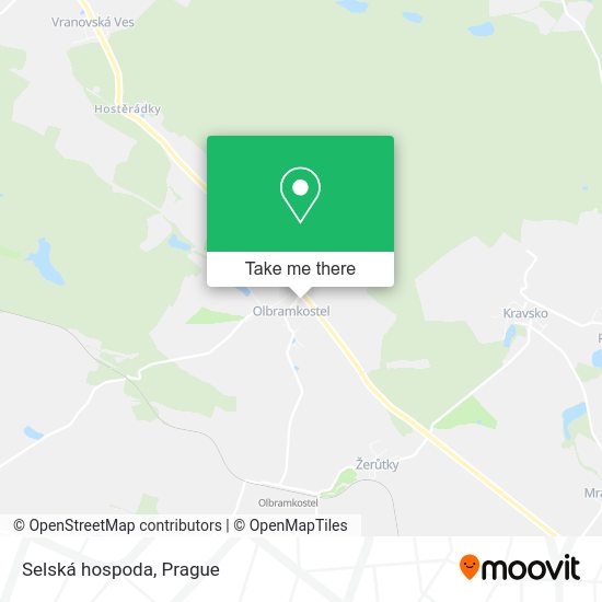 Карта Selská hospoda