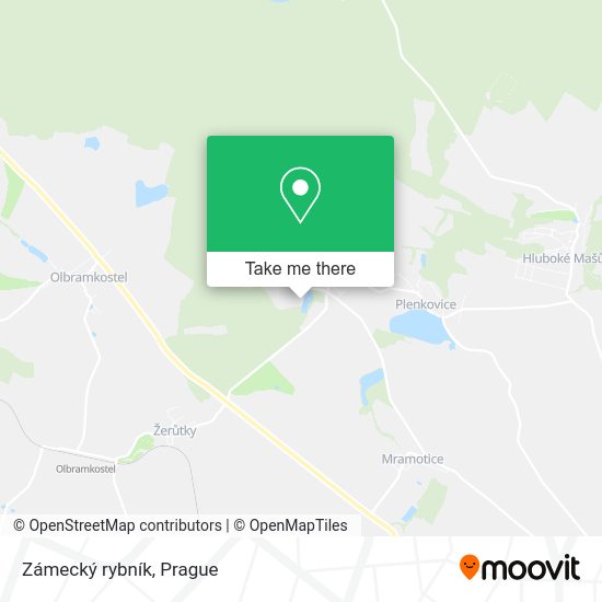Zámecký rybník map