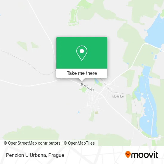 Карта Penzion U Urbana