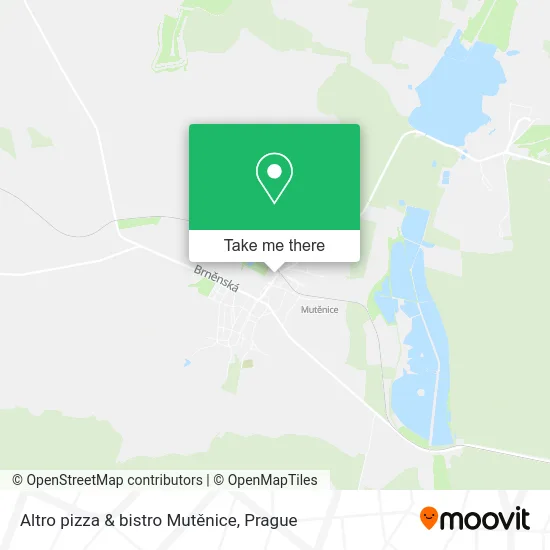 Карта Altro pizza & bistro Mutěnice