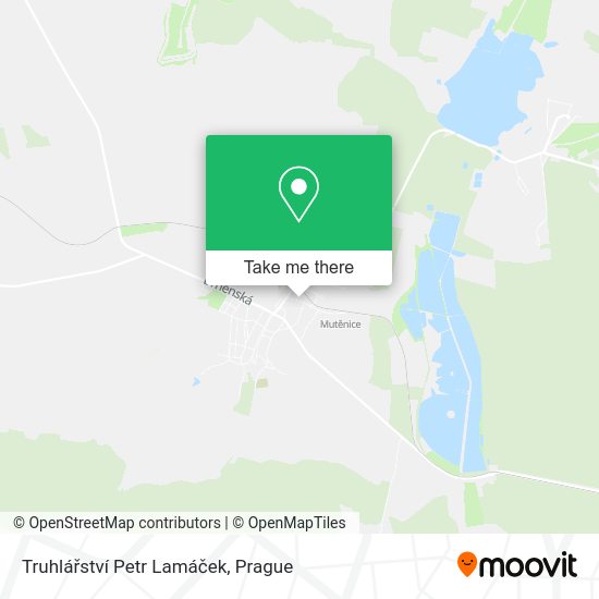 Truhlářství Petr Lamáček map