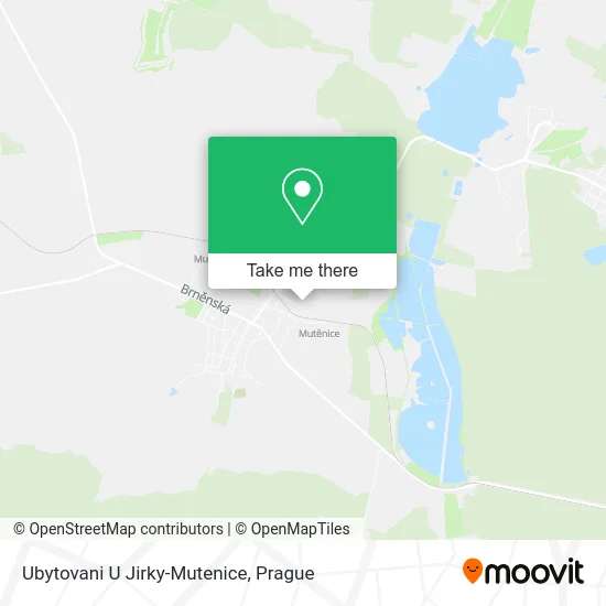 Карта Ubytovani U Jirky-Mutenice