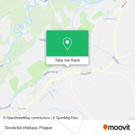 Карта Slovácká chalupa