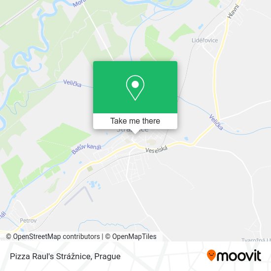 Карта Pizza Raul's Strážnice