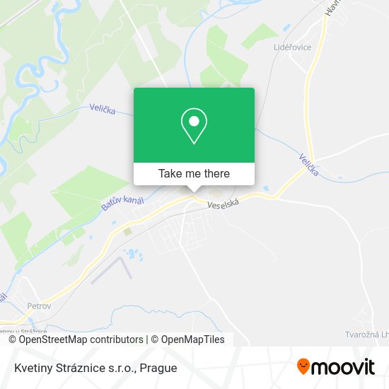 Kvetiny Stráznice s.r.o. map
