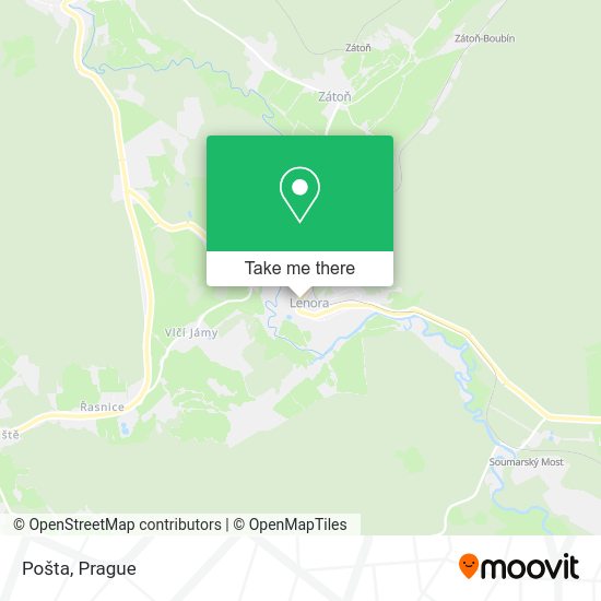 Карта Pošta