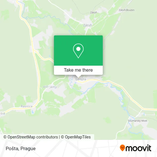 Карта Pošta