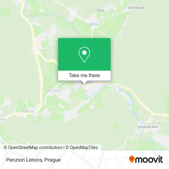 Карта Penzion Lenora