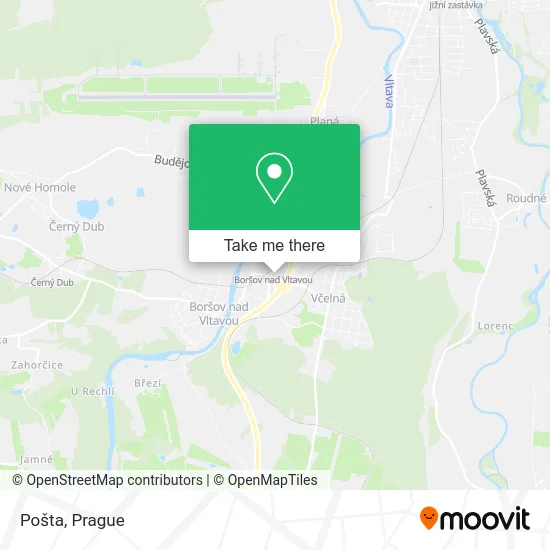 Карта Pošta