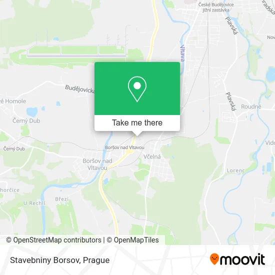 Карта Stavebniny Borsov