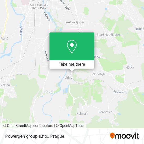 Карта Powergen group s.r.o.