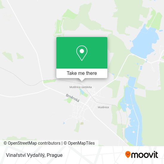 Vinařství Vydařilý map