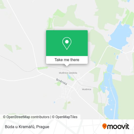 Карта Búda u Kramářů