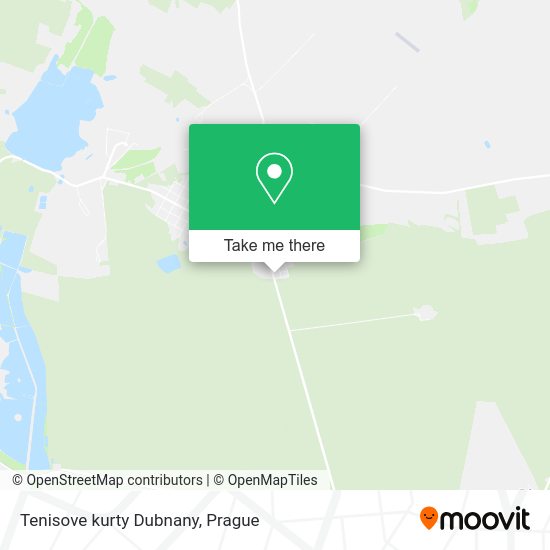 Tenisove kurty Dubnany map