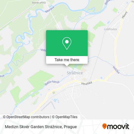 Карта Medizn Skvér Garden Strážnice