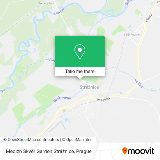 Карта Medizn Skvér Garden Strážnice