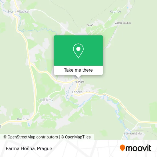 Карта Farma Hošna