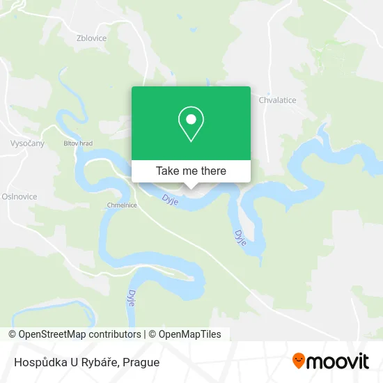 Карта Hospůdka U Rybáře